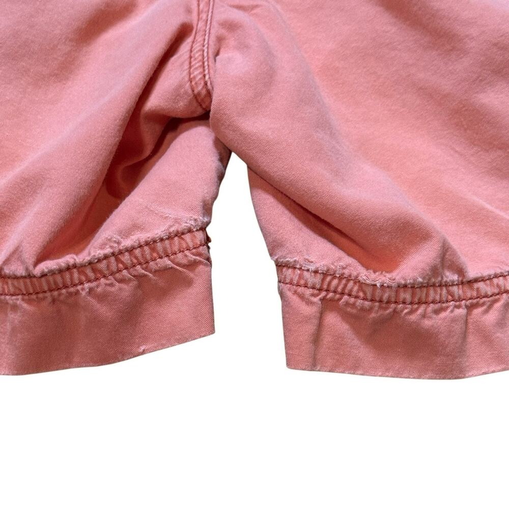 Vintage Y2K American Eagle Outfitter Women’s Roll Up Hem Peach Shorts Size 12 - Picture 16 of 16